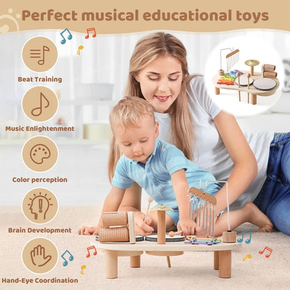 Montessori Children's Musical Table